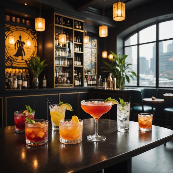 Quelles stratégies pour créer une carte de cocktails d'inspiration asiatique dans un lounge bar?