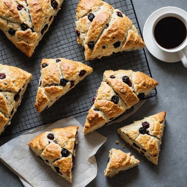 Quelle est la meilleure recette pour des scones aux raisins secs?